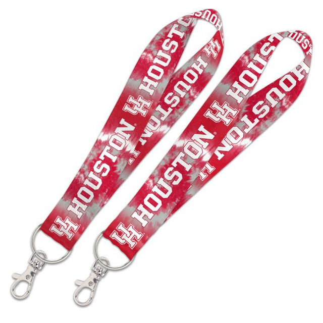 Houston Cougars TIE DYE Lanyard Key Strap 1"