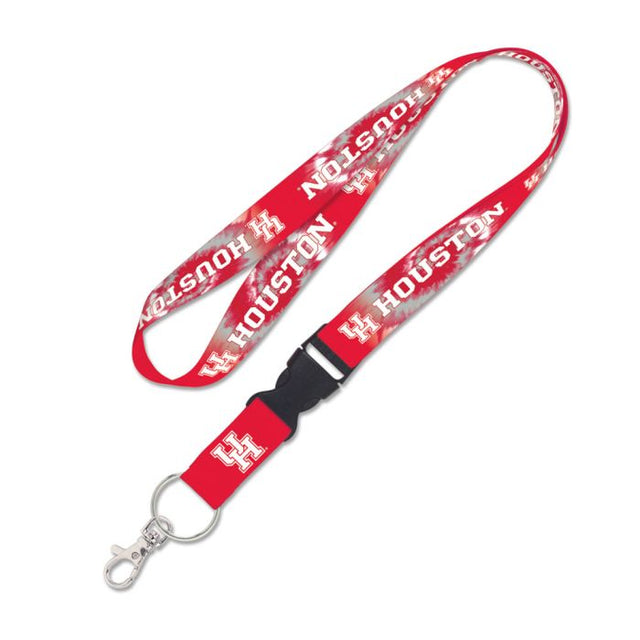 Houston Cougars TIE DYE Lanyard w/detachable buckle 1"