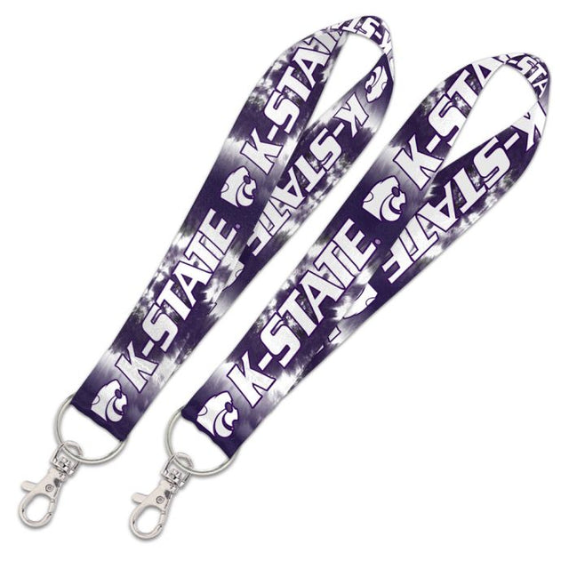 Kansas State Wildcats TIE DYE Lanyard Key Strap 1"