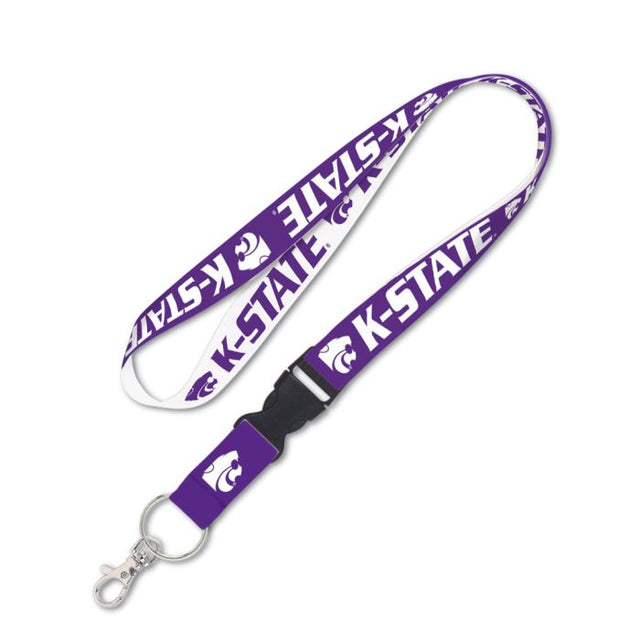 Cordón de los Kansas State Wildcats con hebilla desmontable de 1"