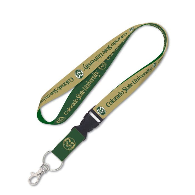 Colorado State Rams Lanyard w/detachable buckle 1"