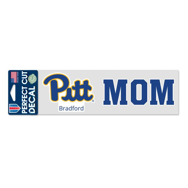 Calcomanías de corte perfecto de la mamá de Pittsburgh Panthers PITT BRADFORD de 3" x 10"