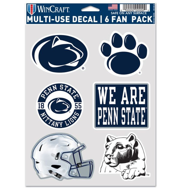 Penn State Nittany Lions FOOTBALL HELMET Multi Use 6 fan pack