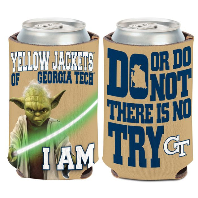 Georgia Tech Yellow Jackets / Star Wars YODA Can Cooler 12 oz.