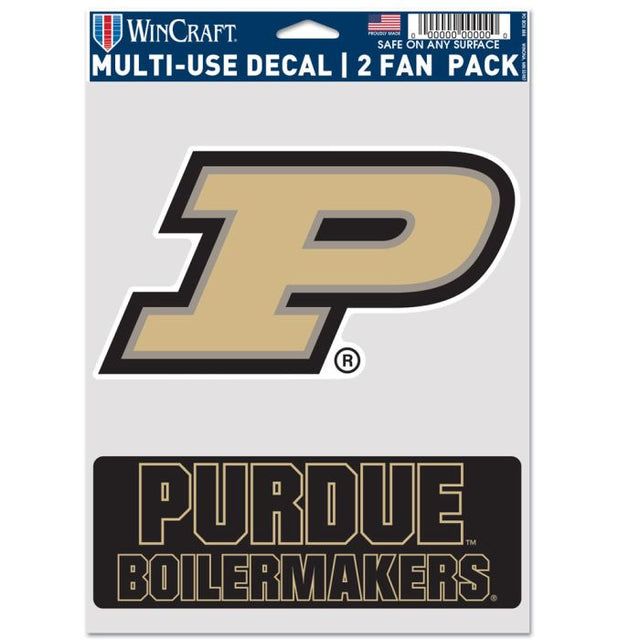 Paquete de 2 ventiladores multiusos de Purdue Boilermakers