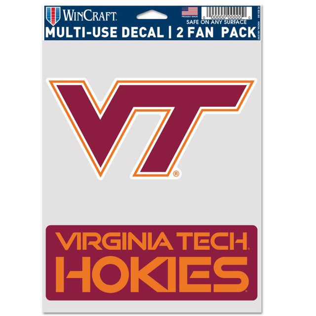 Paquete multiusos para dos ventiladores de los Virginia Tech Hokies