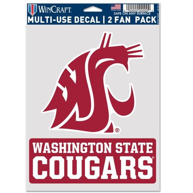 Washington State Cougars Multi Use 2 Fan Pack