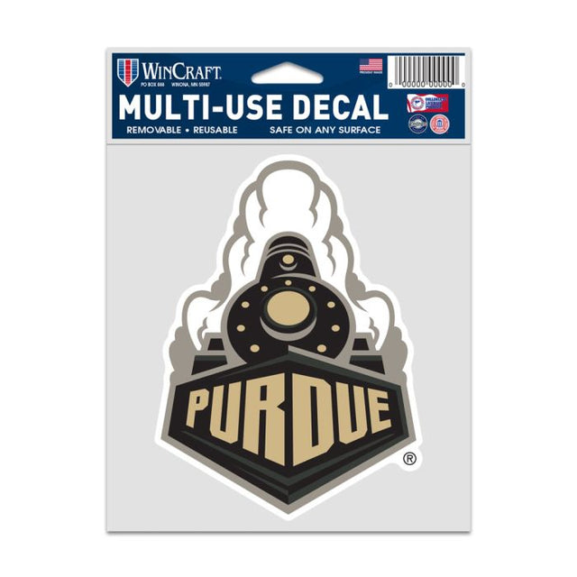 Calcomanías para fanáticos con el logotipo secundario de Purdue Boilermakers de 3,75" x 5"