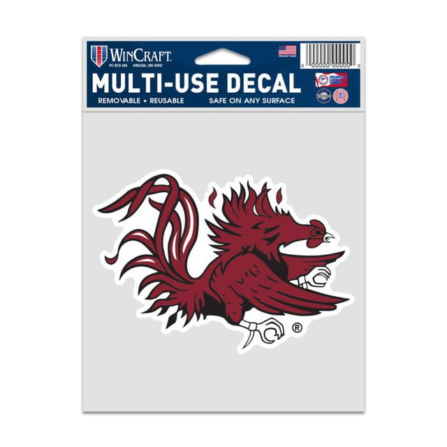 South Carolina Gamecocks SECONDARY LOGO Fan Decals 3.75" x 5"