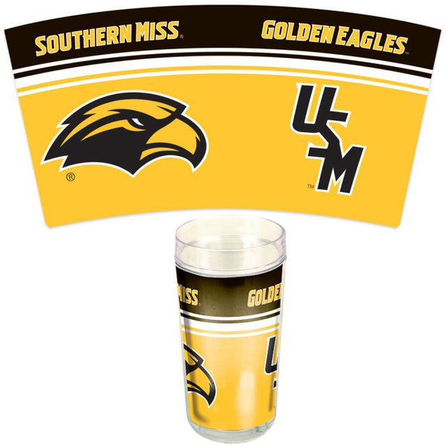 Vaso de 24 oz de Southern Miss Golden Eagles