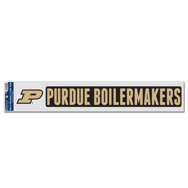 Calcomanías para fanáticos de Purdue Boilermakers de 3" x 17"