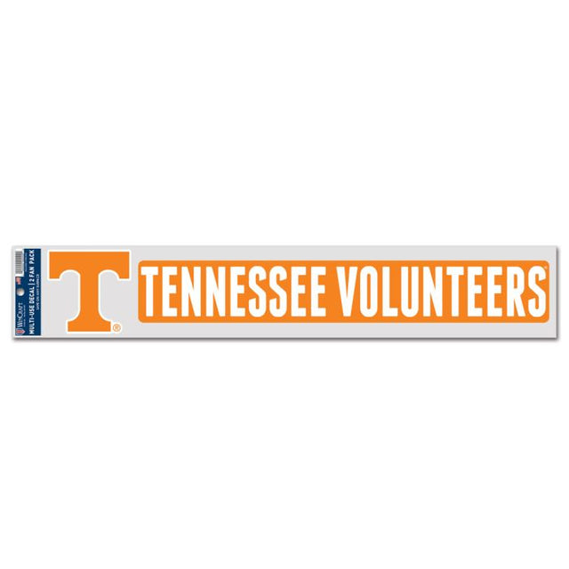 Tennessee Volunteers Fan Decals 3" x 17"