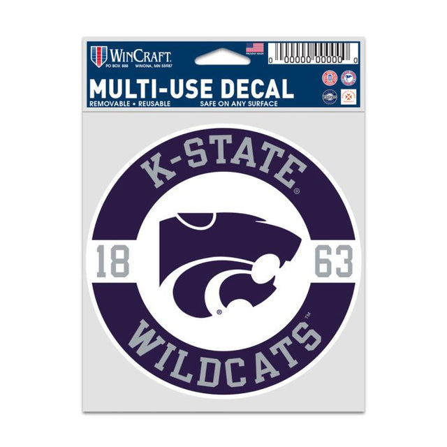 Kansas State Wildcats PATCH Fan Decals 3.75" x 5"