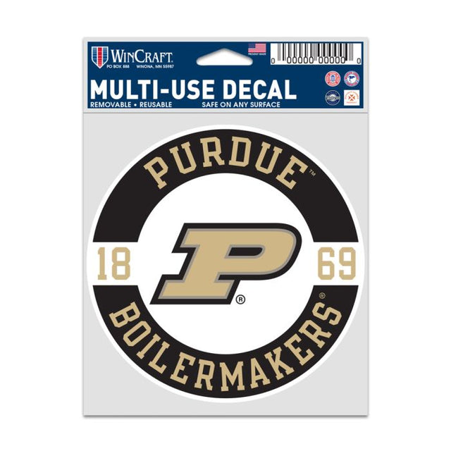 Calcomanías para fanáticos de Purdue Boilermakers PATCH de 3,75" x 5"