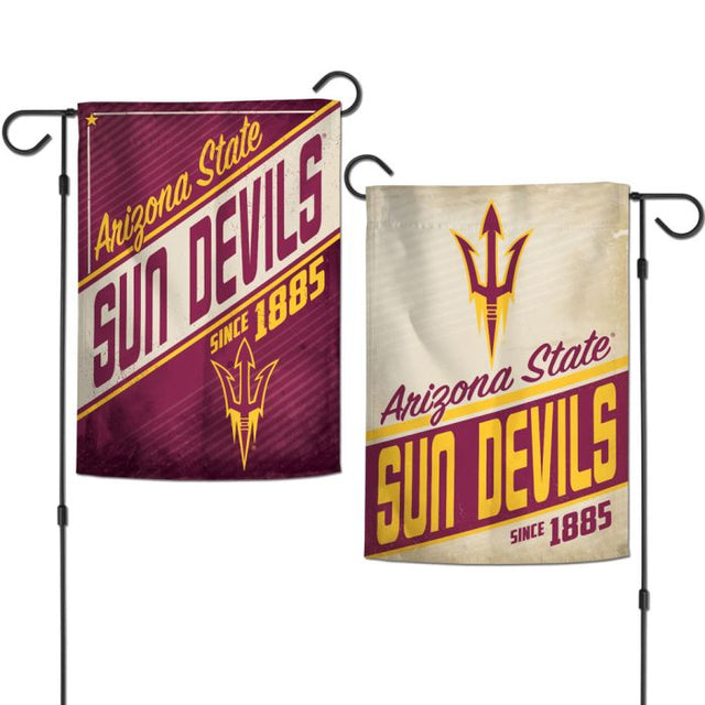 Arizona State Sun Devils RETRO Garden Flags 2 sided 12.5" x 18"