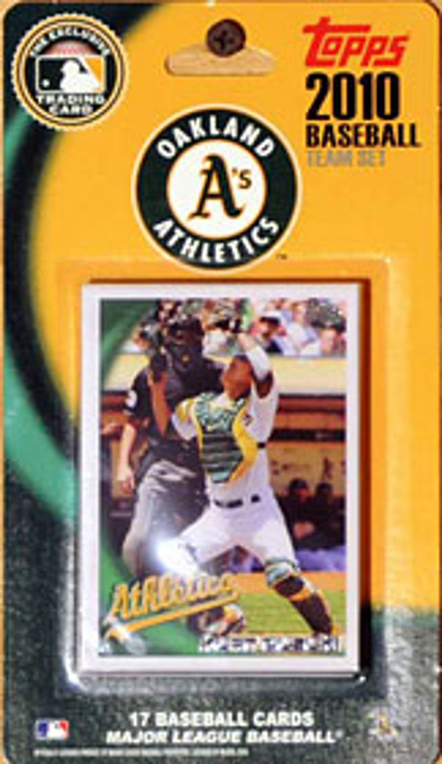 Oakland Athletics 2010 Topps Team Set