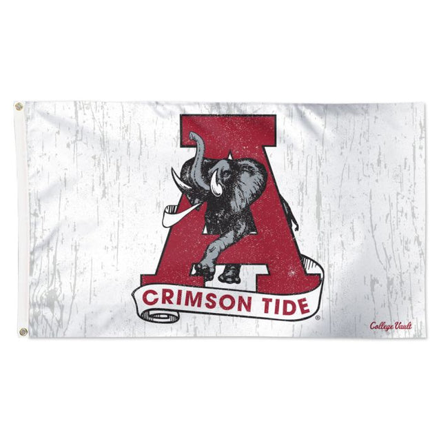 Bandera de Alabama Crimson Tide/College Vault - Deluxe 3' X 5'