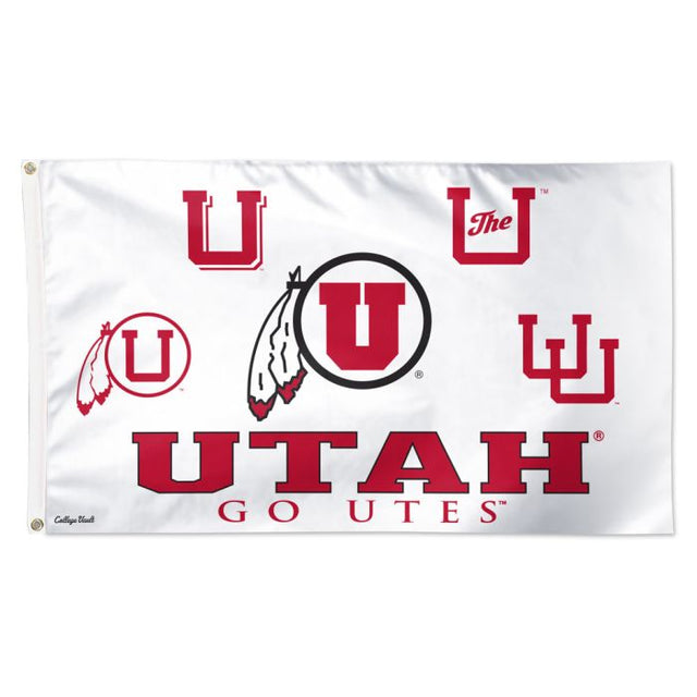 Utah Utes /College Vault evolution Flag - Deluxe 3' X 5'