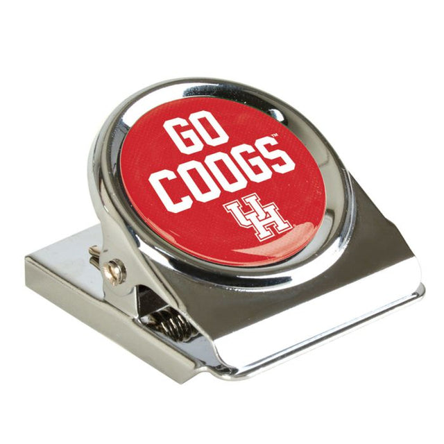 Houston Cougars SLOGAN Metal Magnet Clip