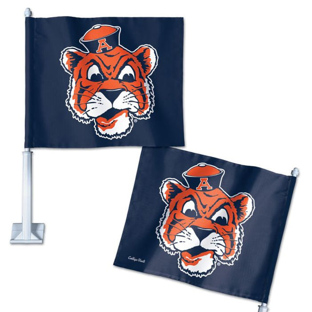 Bandera para auto azul de la mascota de Auburn Tigers/College Vault, 11,75" x 14"