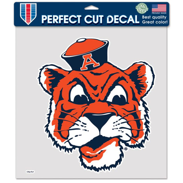 Calcomanía de color de corte perfecto de Auburn Tigers/College Vault de 12" x 12"