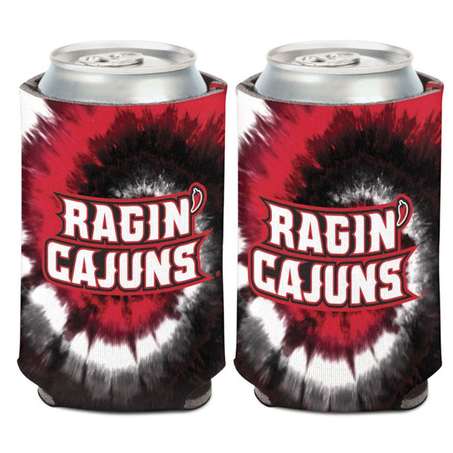 Louisiana - Lafayette Ragin Cajuns TIE DYE Can Cooler 12 oz.