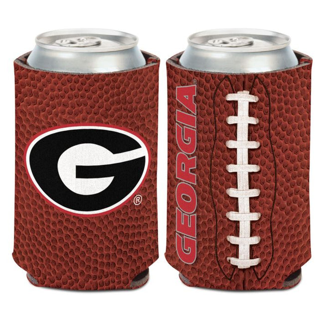 Enfriador de lata de fútbol de Georgia Bulldogs, 12 oz.