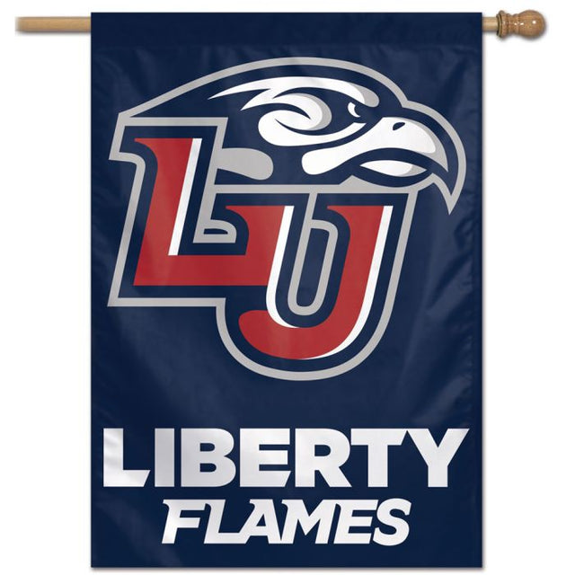 Bandera vertical de Liberty Flames de 28" x 40"