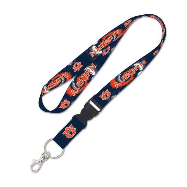 Cordón TIE DYE de Auburn Tigers con hebilla desmontable de 1"