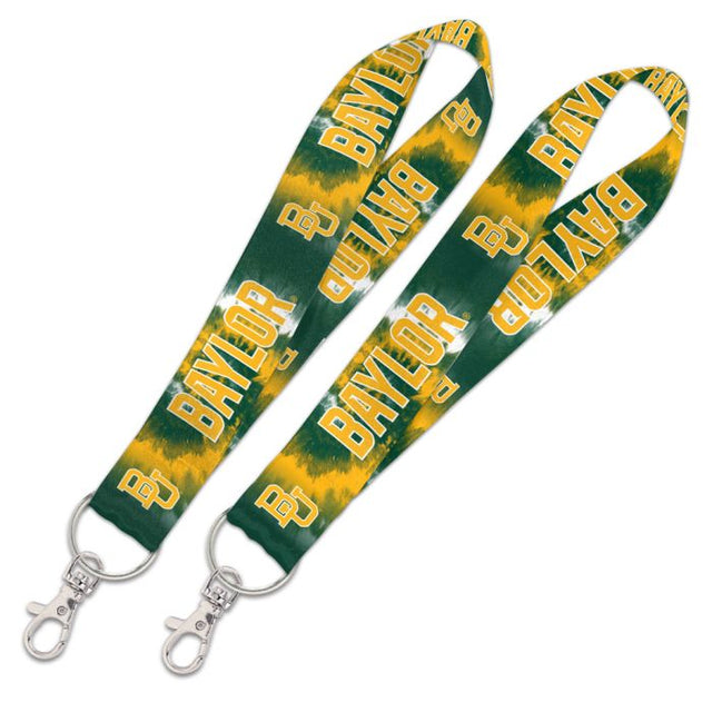 Baylor Bears TIE DYE Lanyard Key Strap 1"