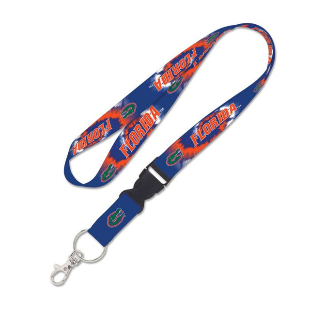 Florida Gators TIE DYE Lanyard w/detachable buckle 1"