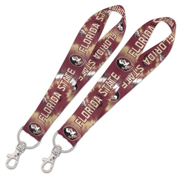 Florida State Seminoles TIE DYE Lanyard Key Strap 1"