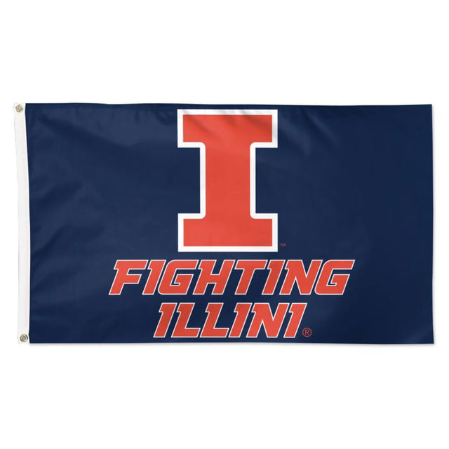 Illinois Fighting Illini Flag - Deluxe 3' X 5'