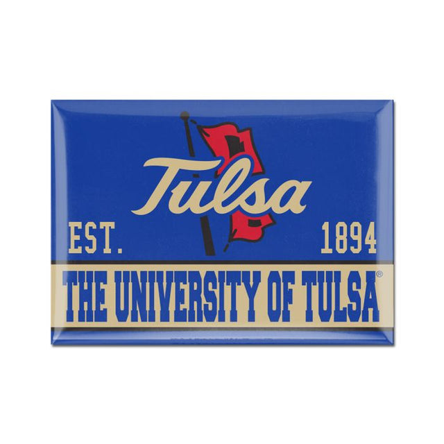 Tulsa Golden Hurricanes Metal Magnet 2.5" x 3.5"