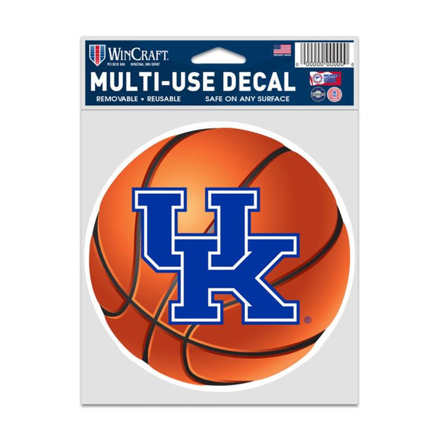 Kentucky Wildcats BASKETBALL Fan Decals 3.75" x 5"