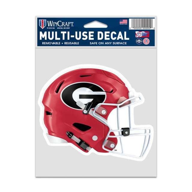 Georgia Bulldogs HELMET Fan Decals 3.75" x 5"