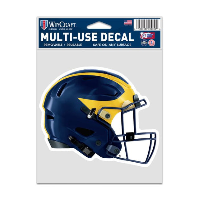 Calcomanías para fanáticos del casco de los Wolverines de Michigan, 3,75" x 5"