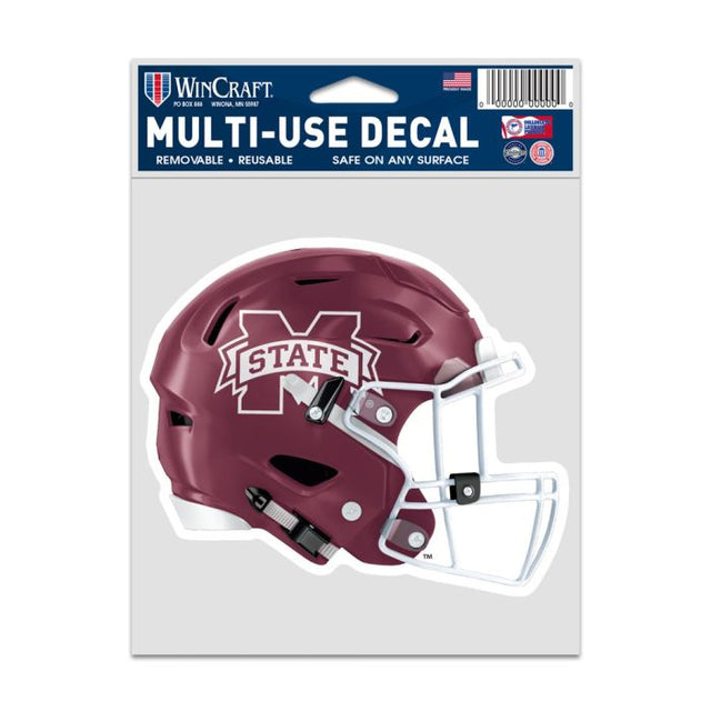 Mississippi State Bulldogs HELMET Fan Decals 3.75" x 5"