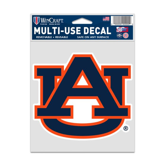 Calcomanías para fanáticos de los Auburn Tigers de 3,75" x 5"