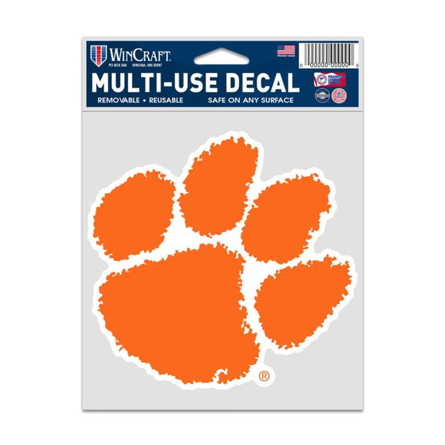 Calcomanías para fanáticos de los Clemson Tigers de 3,75" x 5"