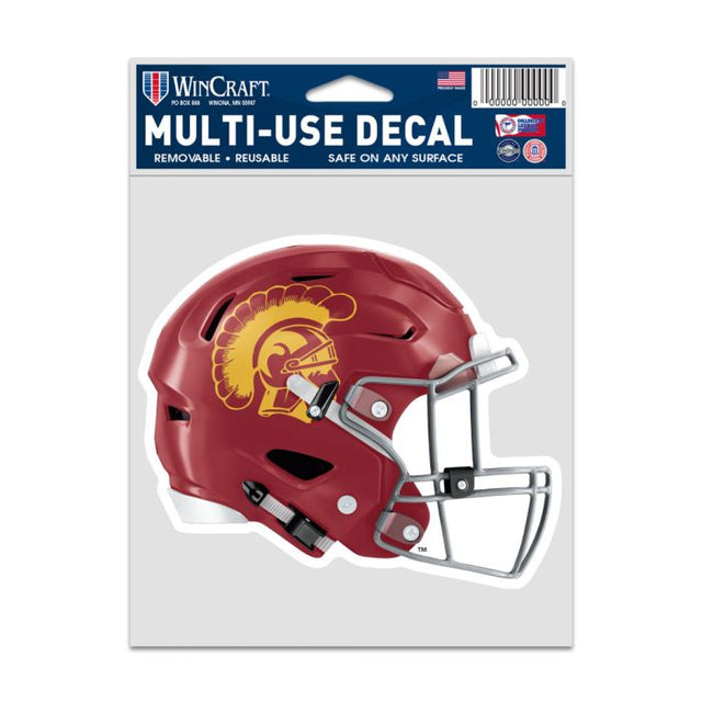 Calcomanías para fanáticos del casco de los USC Trojans de 3,75" x 5"