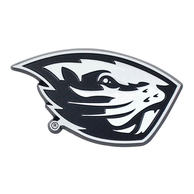 Oregon State Beavers Auto Emblem Premium Metal Chrome