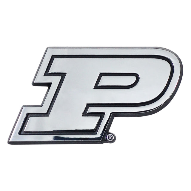 Emblema de metal cromado de primera calidad para automóvil de Purdue Boilermakers