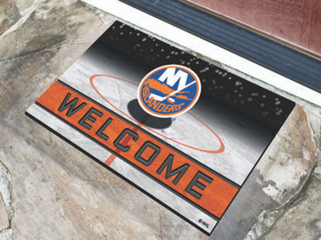 Felpudo de goma granulada de New York Islanders de 18 x 30 pulgadas