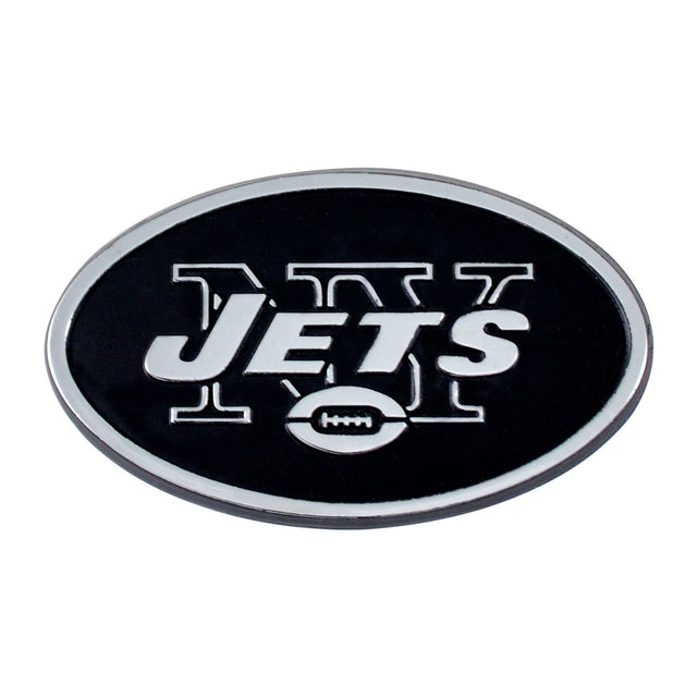 Emblema de metal cromado premium para automóvil de los New York Jets