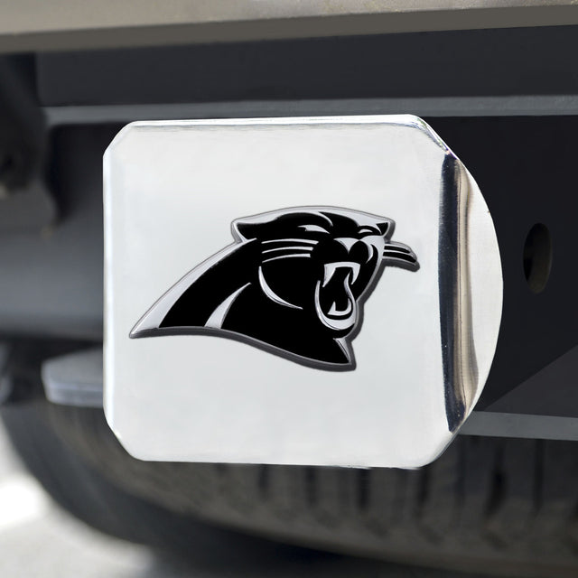 Emblema cromado para tapa de enganche de los Carolina Panthers