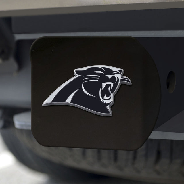 Emblema cromado de la cubierta de enganche de los Carolina Panthers en color negro