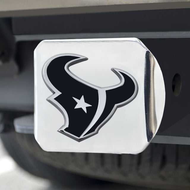 Emblema cromado para tapa de enganche de los Houston Texans