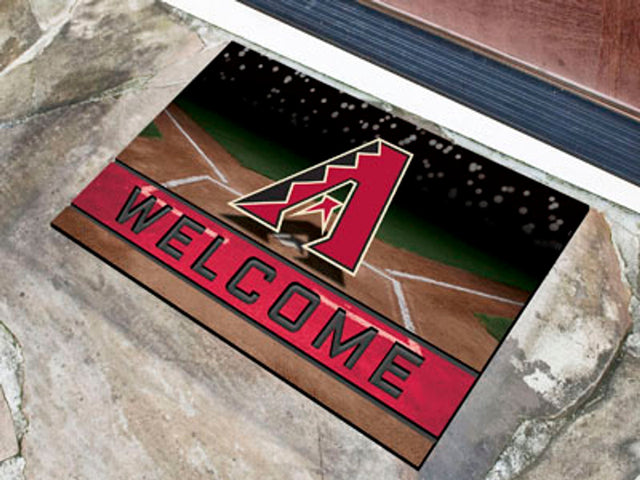 Felpudo de goma granulada de Arizona Diamondbacks de 18 x 30 pulgadas