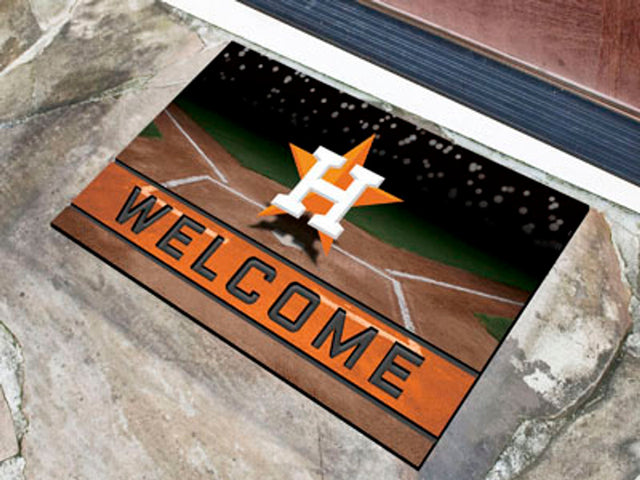 Felpudo de goma granulada de los Houston Astros de 18 x 30 pulgadas